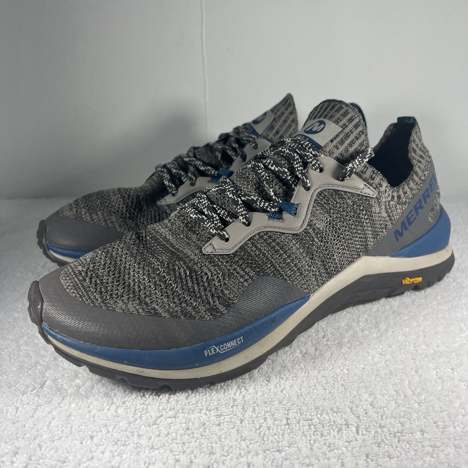 Merrell Uomo TG 11 Sneaker Trail Running J066151 MAG 9 Grigio Blu Suole Vibram