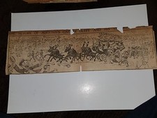 Hugh Duffy Providence Grays 1907 HUGE Cartoon August Caesar Legions