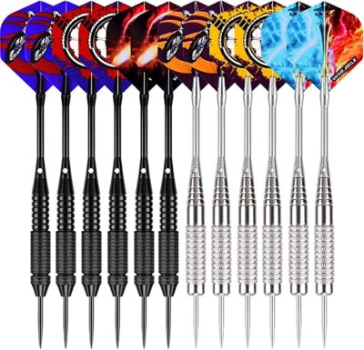 Turnart Darts Metal Tip – 12 Pieces 24 G Professional Steel Darts