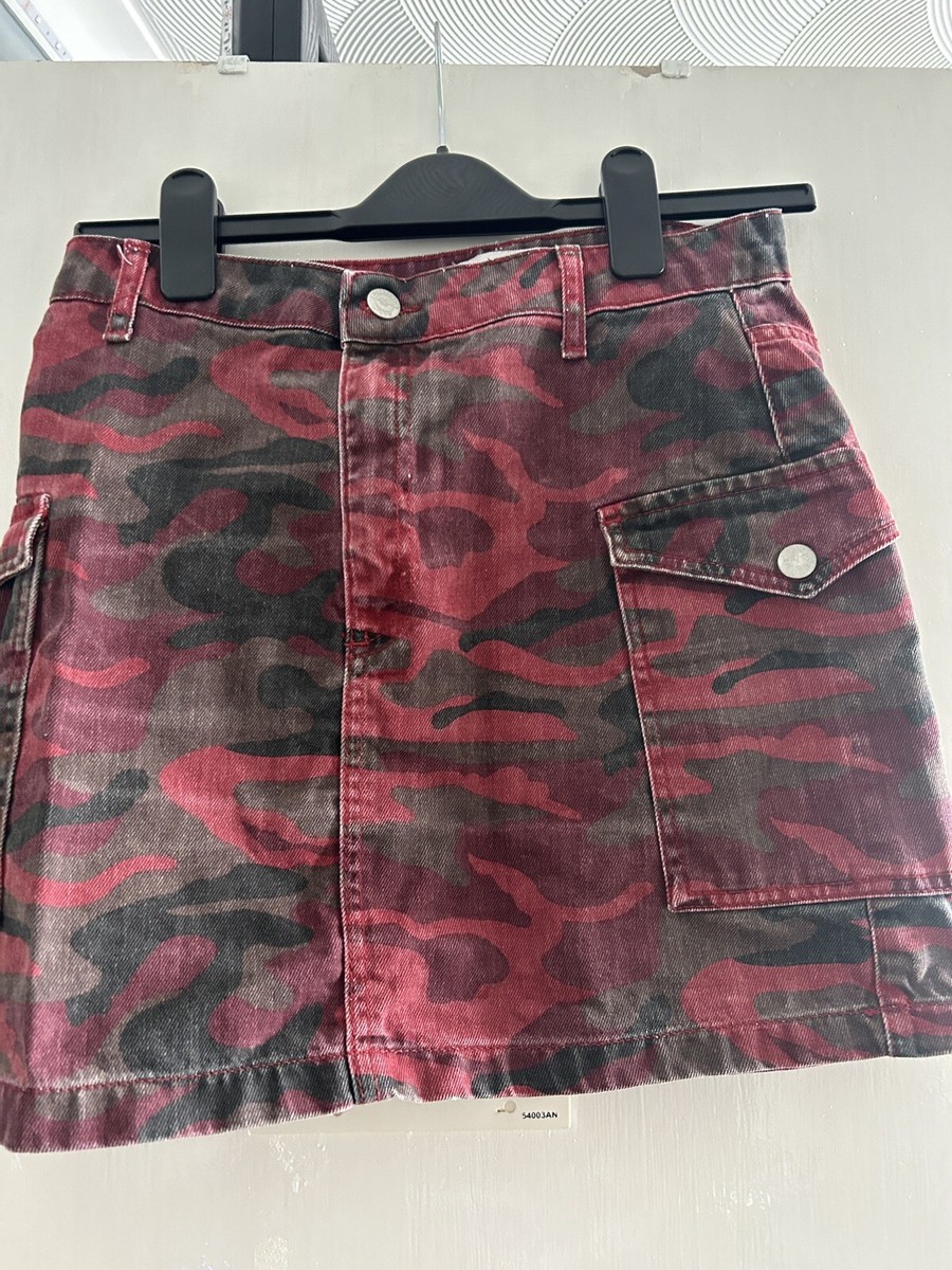 Utility Skirt Camouflage Skirt New Look New Look Denim Khaki Green