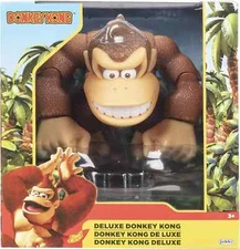 Super Mario Donkey Kong 6-Inch Deluxe Action Figure, with Up to 10 Points of... 