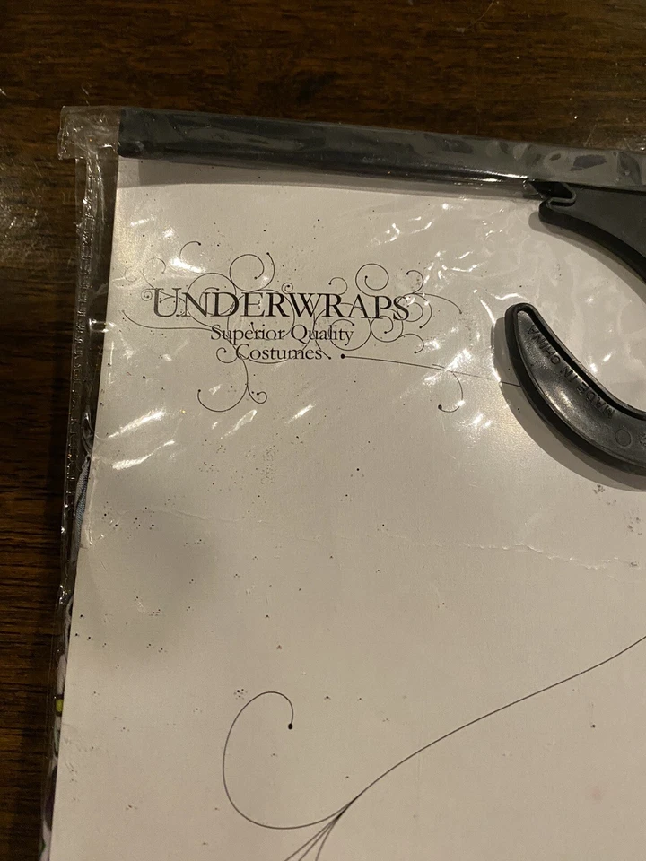 60's-70's "Go Go" Costume Large 2Pc Blue Paisley Print, Adult Dress & Headscarf - Image 3 of 4