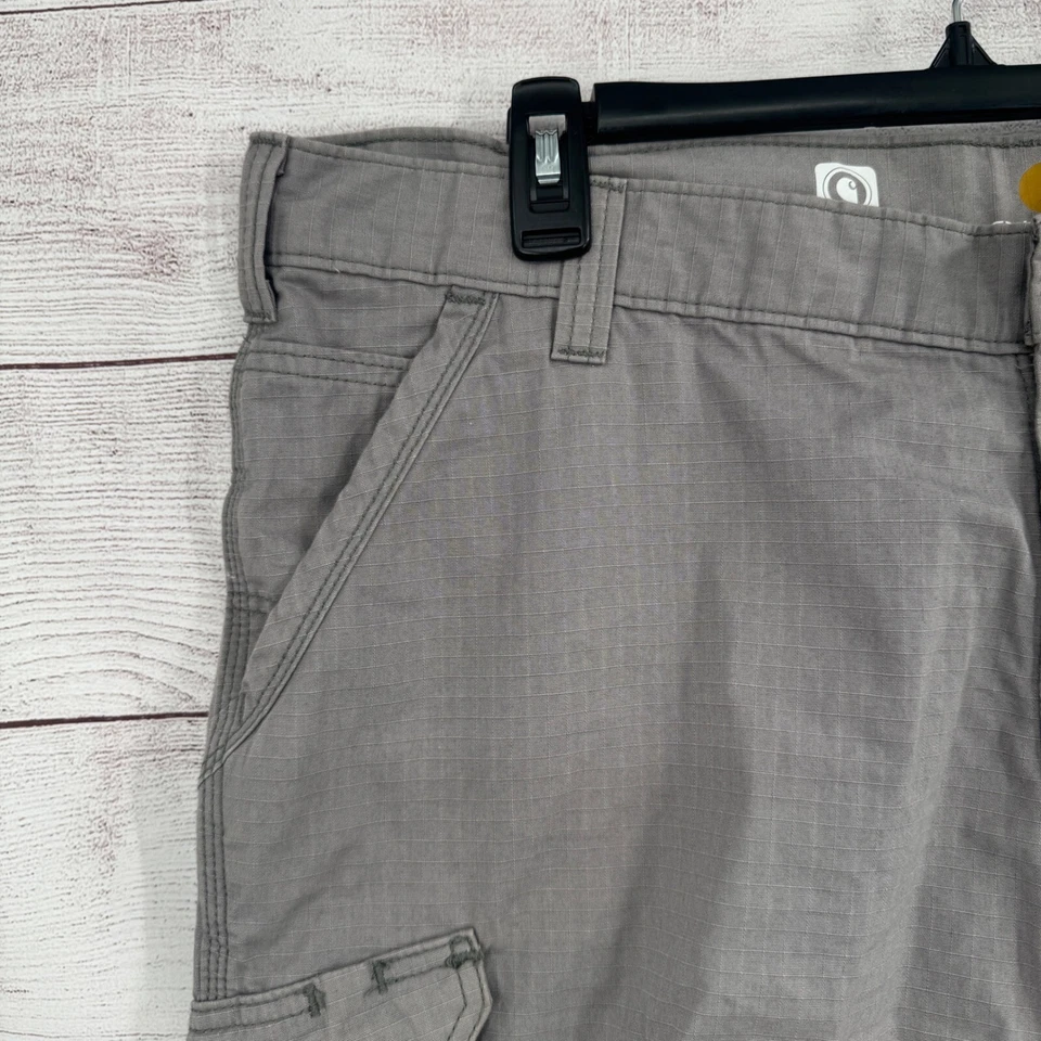Carhartt Force Relaxed Fit Cargo Shorts Size 40 Ripstop Workwear Utility Pockets - Image 2 of 4