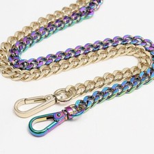 1 X 8mm Sac à Main Bandoulière Métal Lanière Chaîne Rechange Croix Corps 120cm