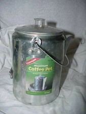 COGHLANS ALUMINUM COFFEE POT WITH HANDLE 9 CUPS