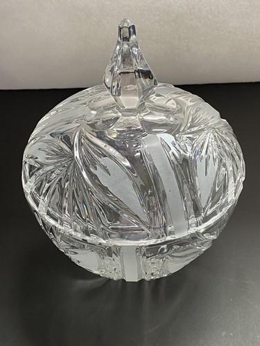Imperlux Crystal Covered Candy Dish Made In Poland - Picture 5 of 7
