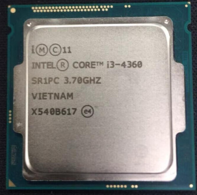 Intel Core i3-4360 Dual-Core 3.70GHz  LGA 1150 SR1PC  CPU  Processor  54W