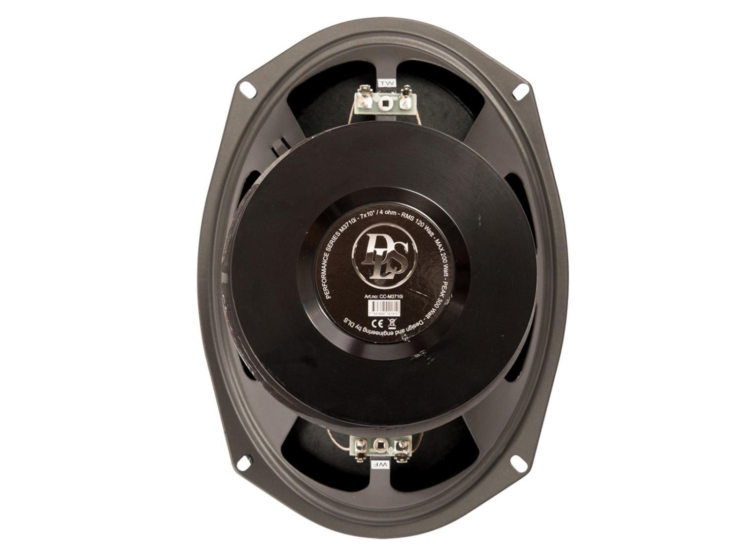 DLS M3710 Oval 7x10 3-Way Coaxial Speaker Set 300 Watts - 1 Pair