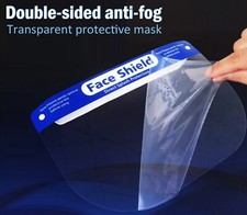 Face Shield Full Face Visor Protection Mask PPE Shield Clear Transparent Guard