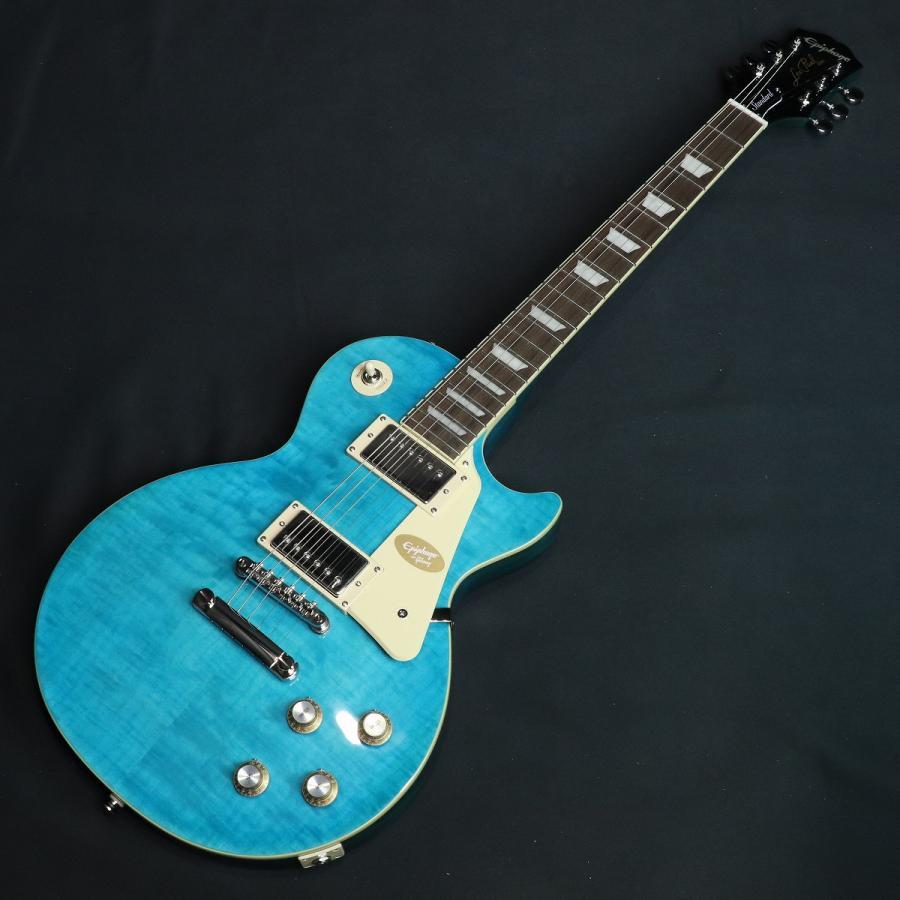 Epiphone Les Paul Standard 60s Quilt Top Translucent Blue Epiphone Les Paul Standard 60s Quilt Top Translucent Blue
