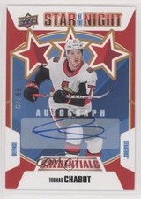 2019 Credentials Star of the Night 3rd Stars 61/99 Thomas Chabot #3S-06 Auto 1io
