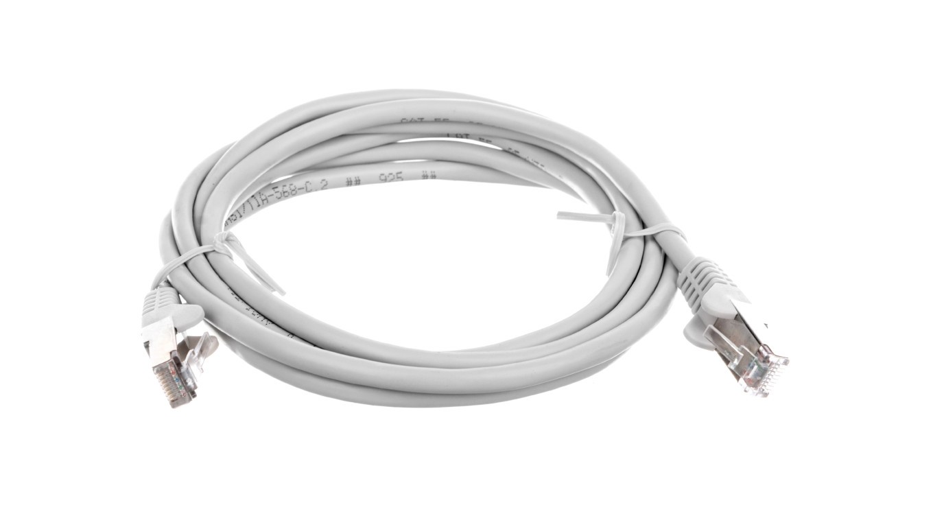 Patchcord Patch Cable SF/UTP Cat.5e CCA Grey 2m 50145