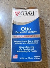 Otic Enzymatic Solution Dogs Cats, 1 Hydrocortisone Ear Itch Relief, 1.25oz