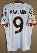 MENS HAALAND 9 FC MANCHESTER CITY 2022/2023 SOCCER FOOTBALL SHIRT JERSEY SIZE M