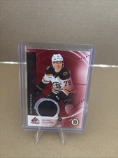 2025-26 SP Game Used Authentic Rookies Red Jersey AR-MC MICHAEL CALLAHAN Bruins