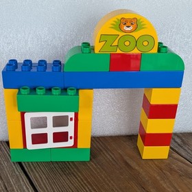 Lego Duplo 6136 My First Zoo Zookeeper Animals Elephant Giraffe MISSING 2 pieces
