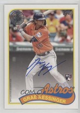 2024 Topps Series 1 1989 Topps Baseball Auto Grae Kessinger #89BA-GKE Auto 1cc7