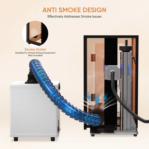 New Monport Fiber Marking Machine Enclosure Laser Protective Cover 380*580*780mm