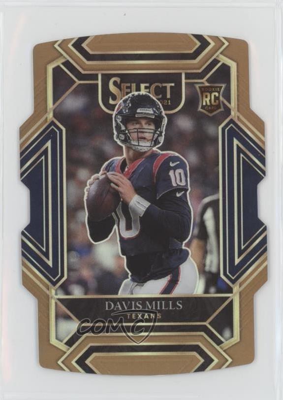 2021 Panini Select Club Level Copper Prizm Die-Cut /199 Davis Mills #265 10nl