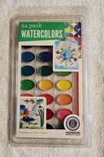 New 24 Assorted Watercolors Set With A Brush Go Create By Horizon Group USA 