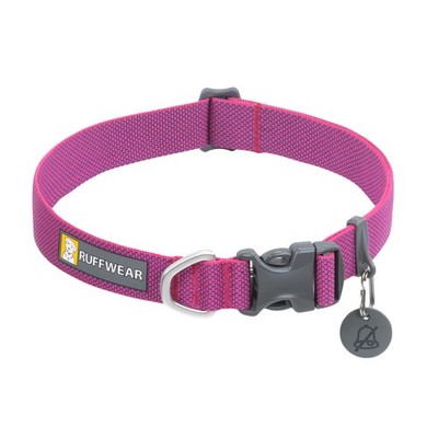 Ultralight Quick Release Buckle Dog Collar Trail Running Pink Fits 1420 Inch