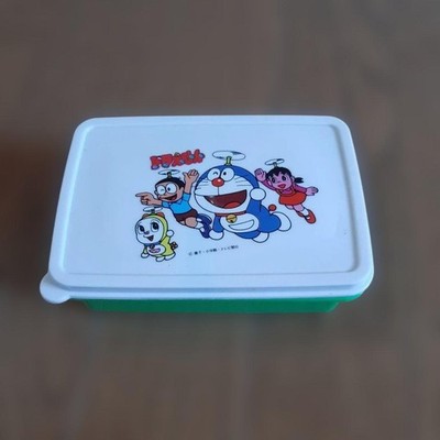 Doraemon Plastic Bento Box 440ml Unused Retro Character Lunch Container