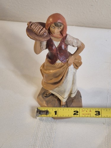 Fontanini 6" Woman With Bread Nativity Figurine Christmas Vintage - 第 9/9 張圖片