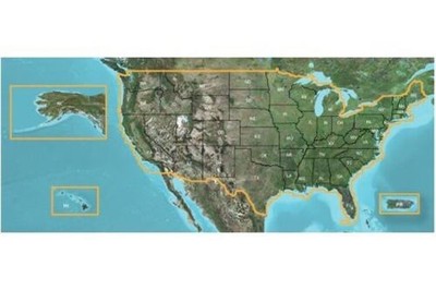 TOPO US 100K V.6  Full USA Coverage  incl AK/HI/PR -010-C1098-00 GPS Map