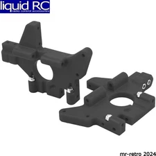 RPM R/C Products 81072 Rear Bulkheads for T-Maxx & E-Maxx Black