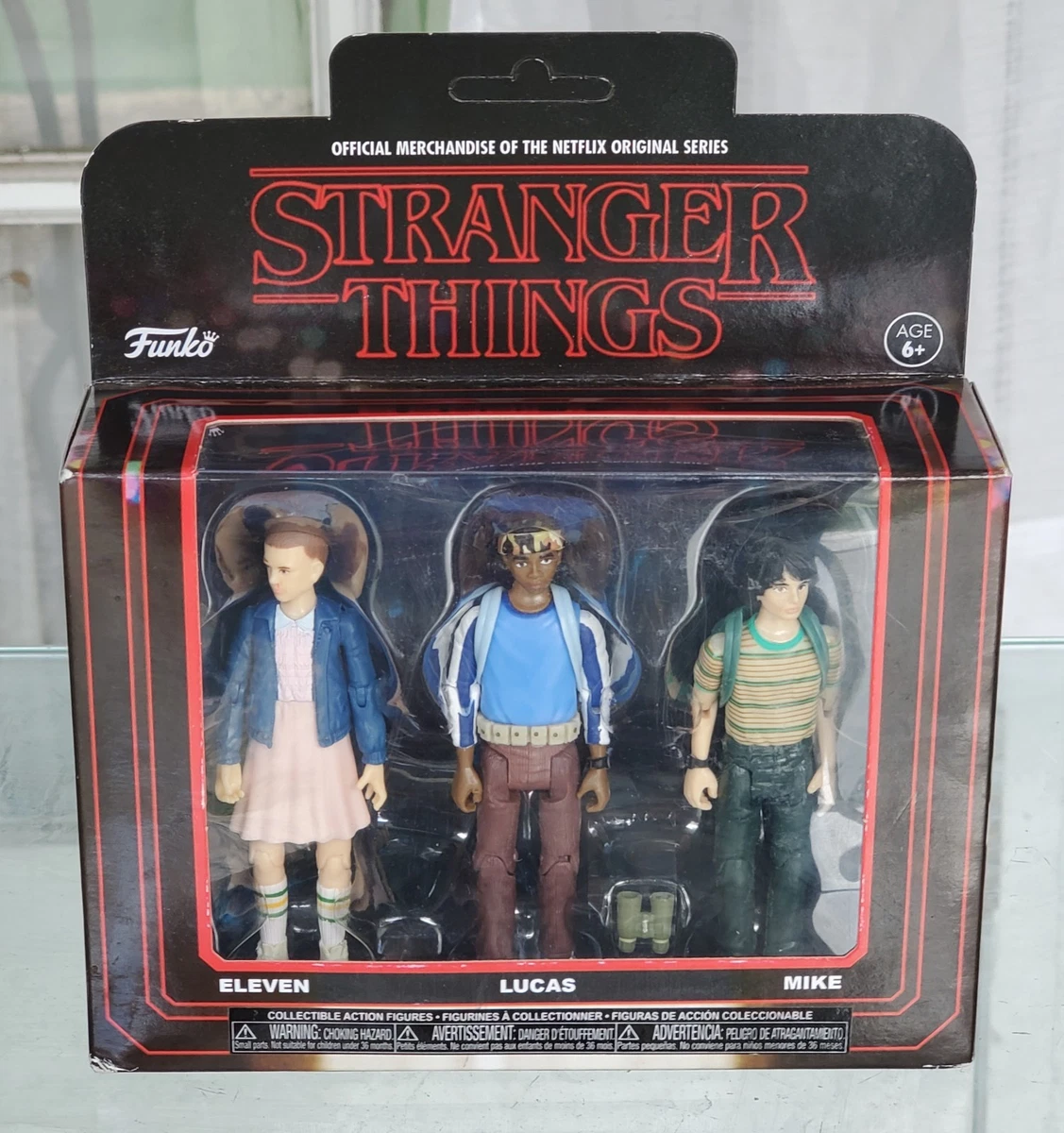POP [Stranger Things - Lucas Sinclair [Temporada 4] Funko Figura de vinilo (paquete con funda protectora de caja compatible), multicolor, 3.75 pulgadas