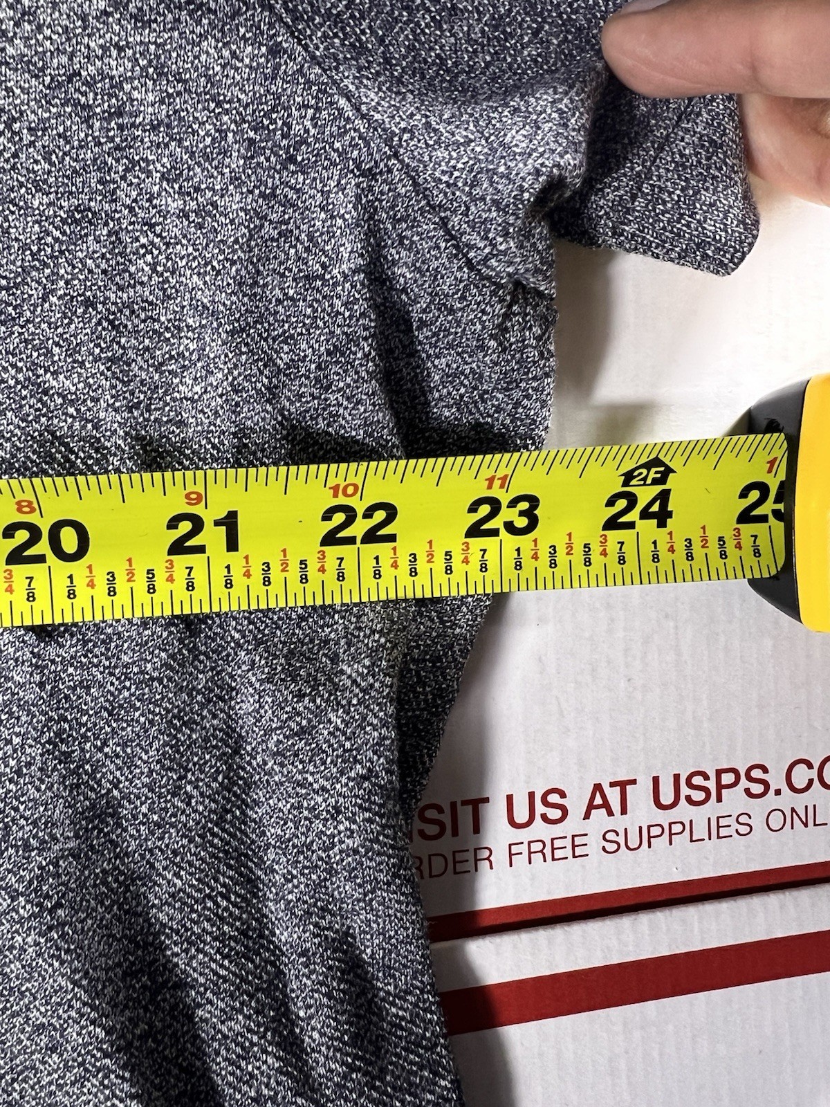 NWT Lacoste Men's Short Sleeve Pique Polo Shirt, Grey Chine, 7 2XL SLIM FIT thumbnail 6