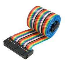 IDC Rainbow Wire Flat Ribbon Cable 26 Pins 66cm Length 2.54mm Pitch Type-B