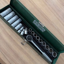 S-k Tools 38drive Ratchet Socket Set 18pc. Sae Made In Usa Mechanic Sk Tool S-k Tools 38drive Ratchet Socket Set 18pc. Sae Made In Usa Mechanic Sk Tool