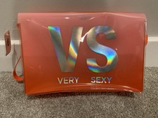 Victoria's Secret Very Sexy Orange Cosmetic Case-NWT