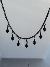 Unique Y2K Gothic Rose Necklace Grunge Steampunk Romantic Dark Academia Punk