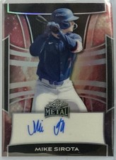 🔥⚾️ 1/1⚡️Mike Sirota #LGR-MS1💥2025 Leaf Metal⚡️AUTO⚡️Fire Base⚡️LA Dodgers⚾️🔥