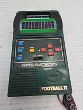 VTG 1978 Mattel Electronics Football 2 Handheld Electronic Game Green 1050-0320