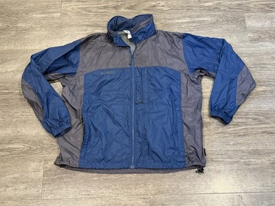 Columbia Men s XL Windbreaker Waterproof Jacket Pockets Packable Full Zip