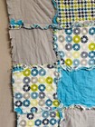 Handmade Patchwork Rag Quilt 40x72  #929 — photo 6