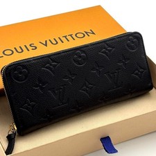 Close to unused Louis Vuitton Monogram Empreinte Zippy Clemence