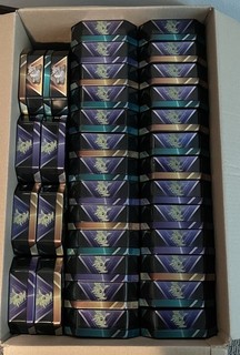 LOT Of 102: Pokemon TCG Triple Whammy Tins EMPTY W/ Assorted Unused Code Cards