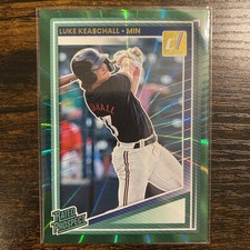 2025 Panini Donruss - Rated Prospects Luke Keaschall #111 Green Lazer (RC)