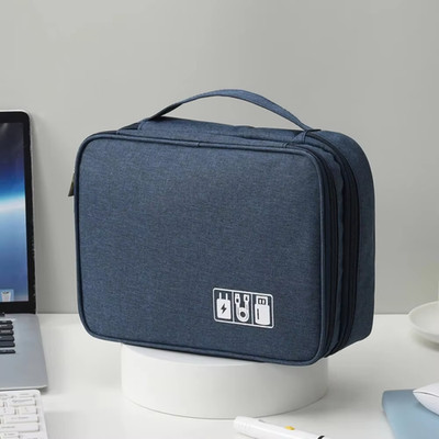 Multifunktionale digitale Tasche Datenkabel Kopfhörer Festplatte Aufbewahrung UK