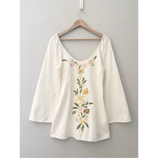 Free People Spring Fling Mini Dress M Sugar Sweetie Embroidered Cottage Boho NWT
