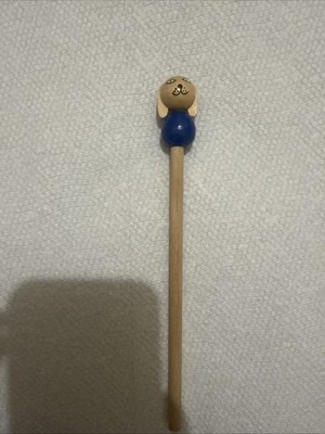 Vintage' Wood Dog Pencil Hand Painted