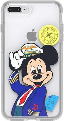  ️ OtterBox Disney Mickey Mouse iPhone 7/8 Plus Symmetry Case Walts Plane Pilot