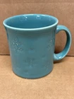 Fiesta Turquoise Snowflake Embossed Java Mug Fiestaware