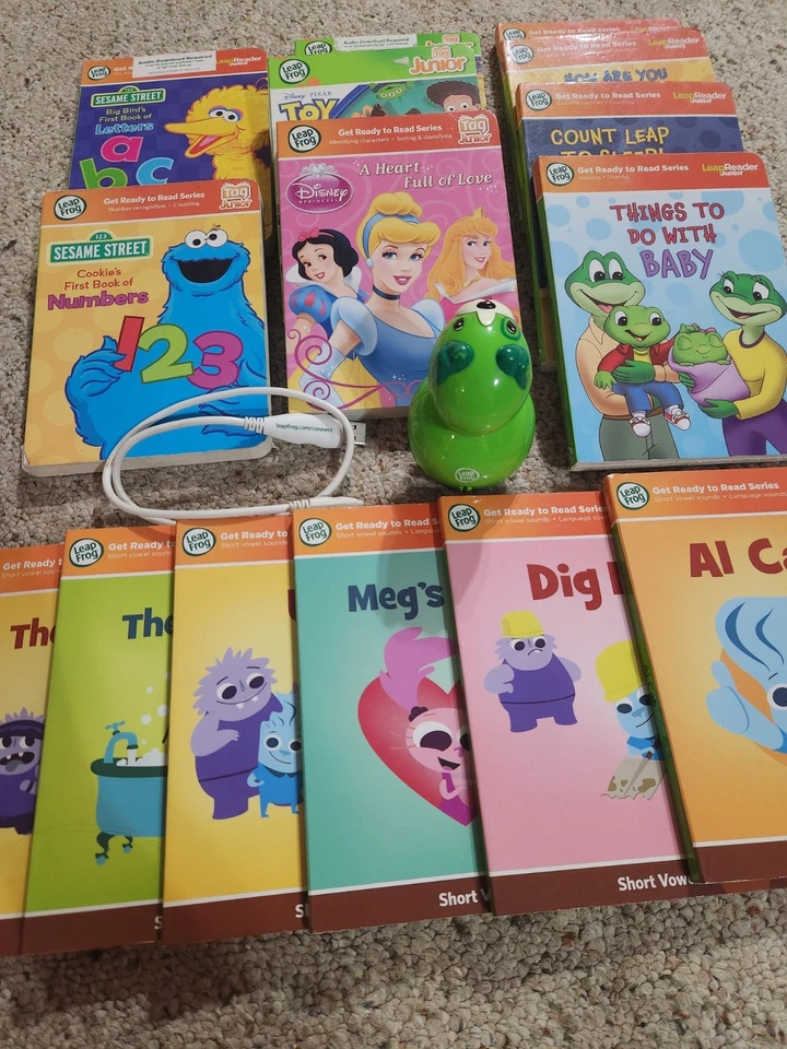 LeapFrog LeapReader Tag Junior Green Scout And Books - Image 3 of 3