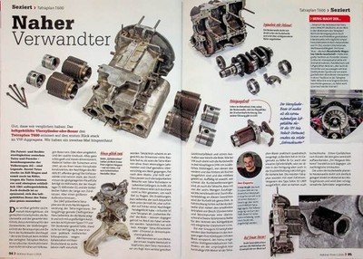 Oldtimer Praxis 3315) Tatra Tatraplan T600 Motor mit 52PS seziert - ein interess