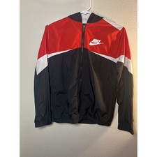 Nike Windbreaker - Red and Black - Youth Large